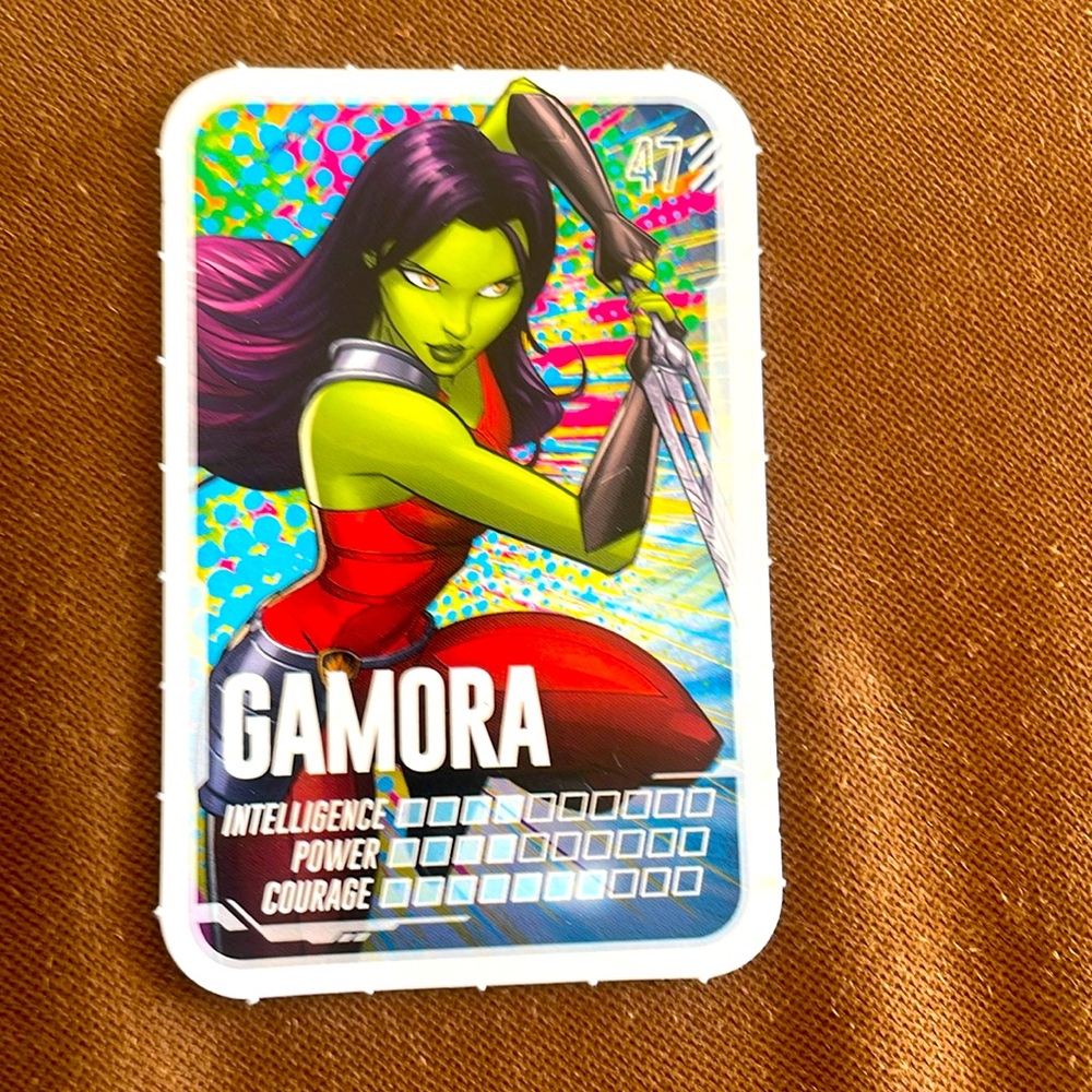 4/$20 Marvel Collectors Card #47 - GAMORA